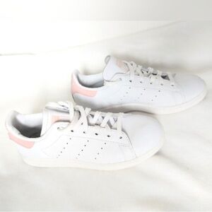 Adidas Stan Smith white/pale pink sneakers *collectors *
